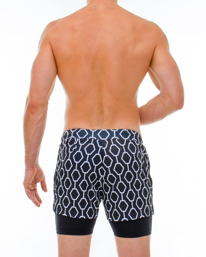 Raven  Compression Shorts