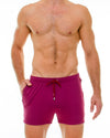 Burgundy Ladder ComfyShorts