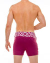 Burgundy Ladder ComfyShorts