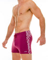 Burgundy Ladder ComfyShorts