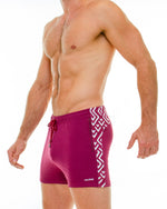 Burgundy Ladder ComfyShorts