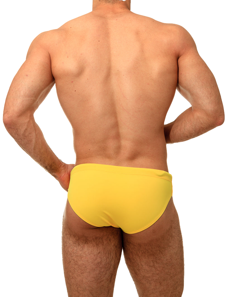 Solid Yellow Bikini - Swimbriefs