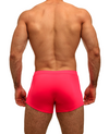 Solid Dark Pink Boxer Brief - Swimbriefs